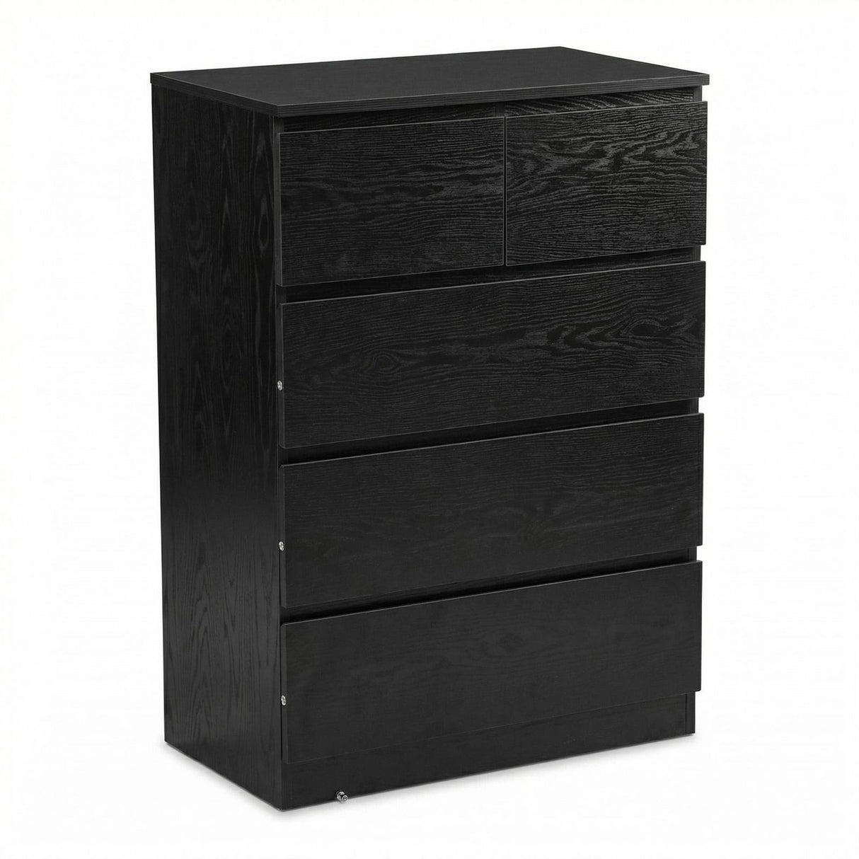 Elcoat Chest of 3+2 Drawers Black