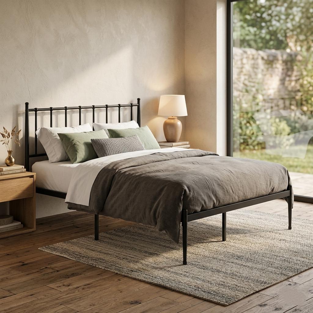 Sleight Metal Bedframe Double