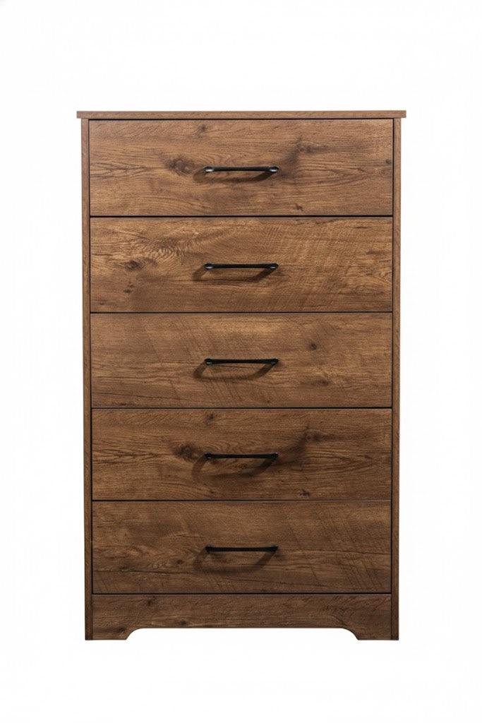 'Althea' Wallnut color Five Drawers