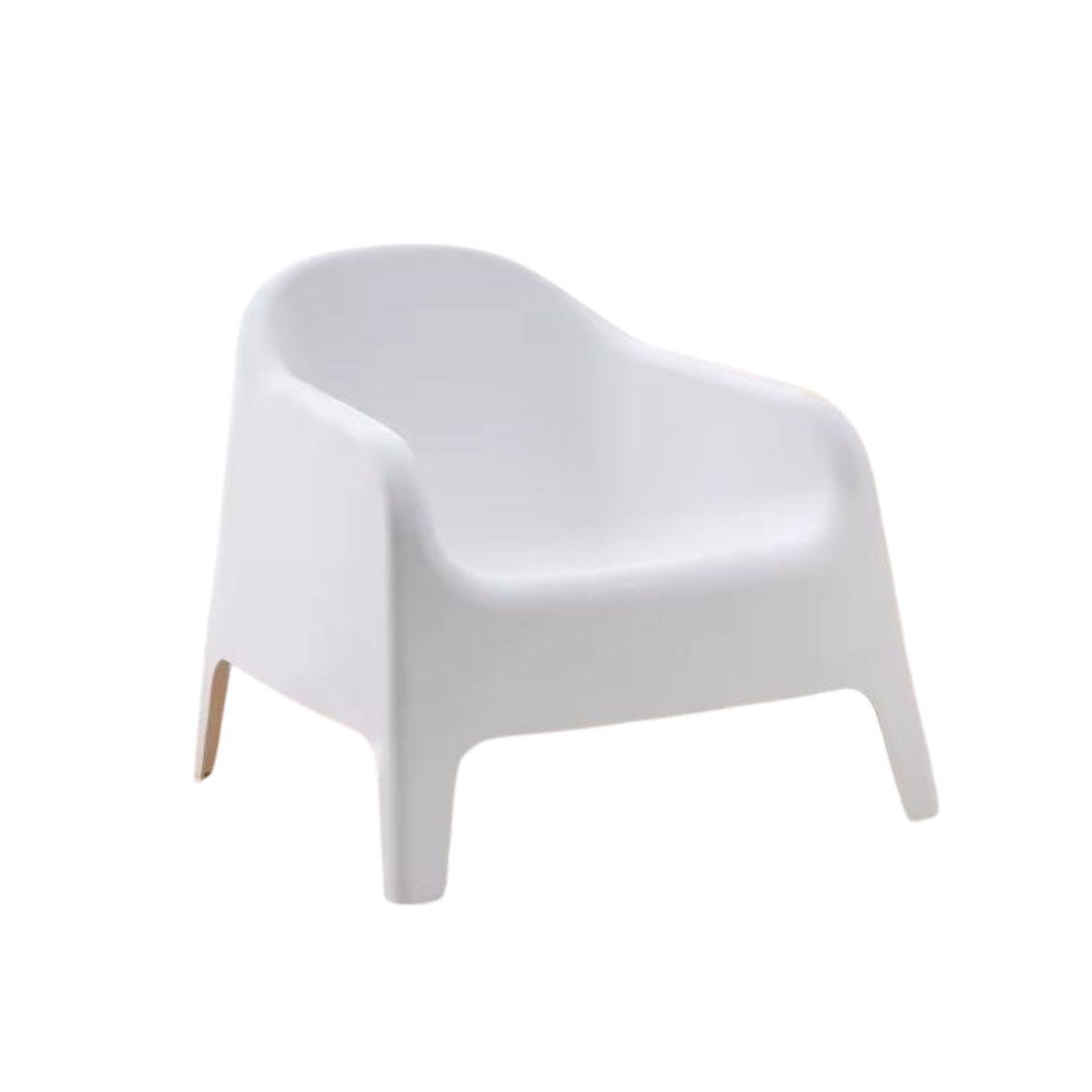 Bass Outdoor Occasional Chair White