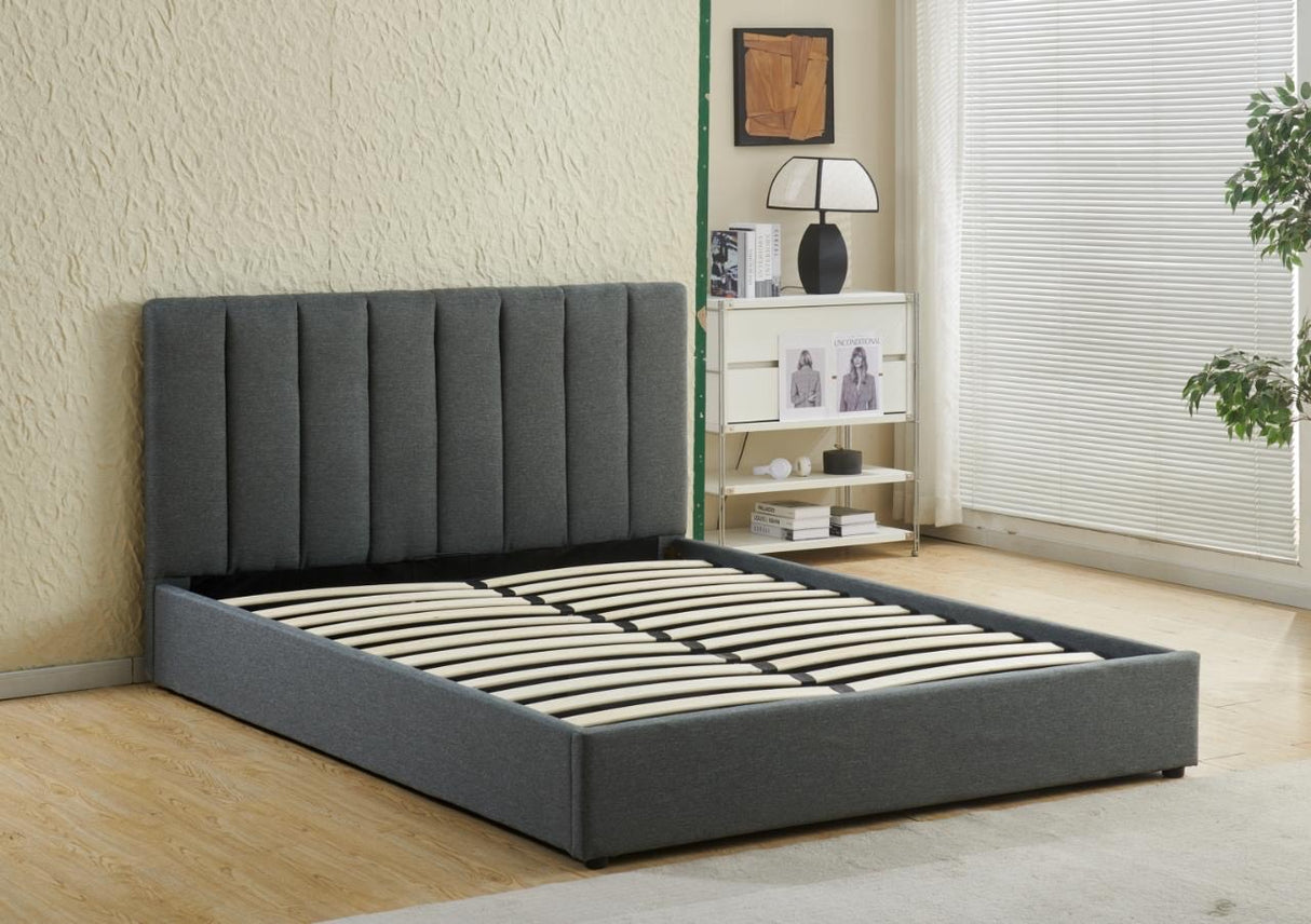 Nami Storage Bedframe Grey Double
