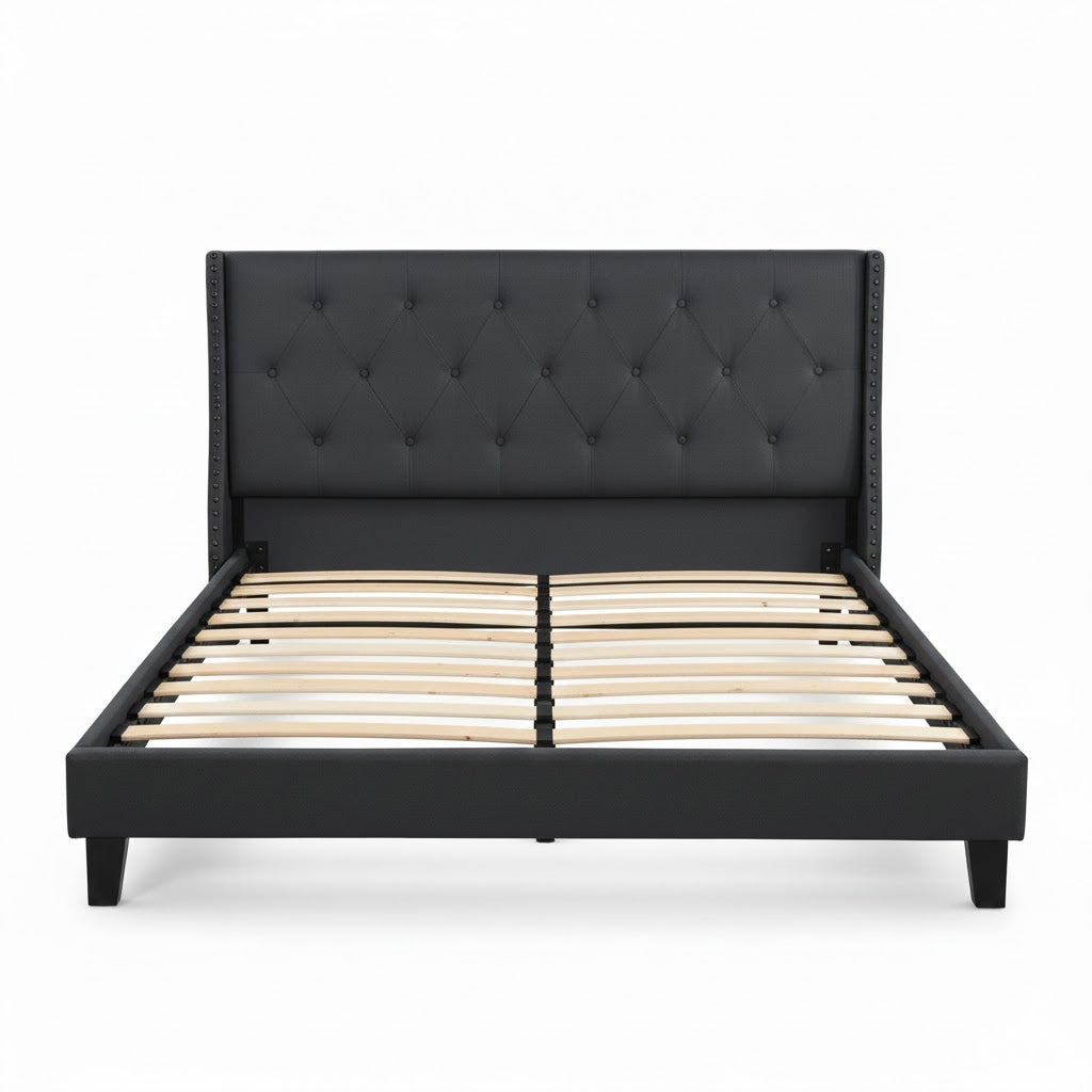 Cullwick Bed Frame Dark Grey Queen