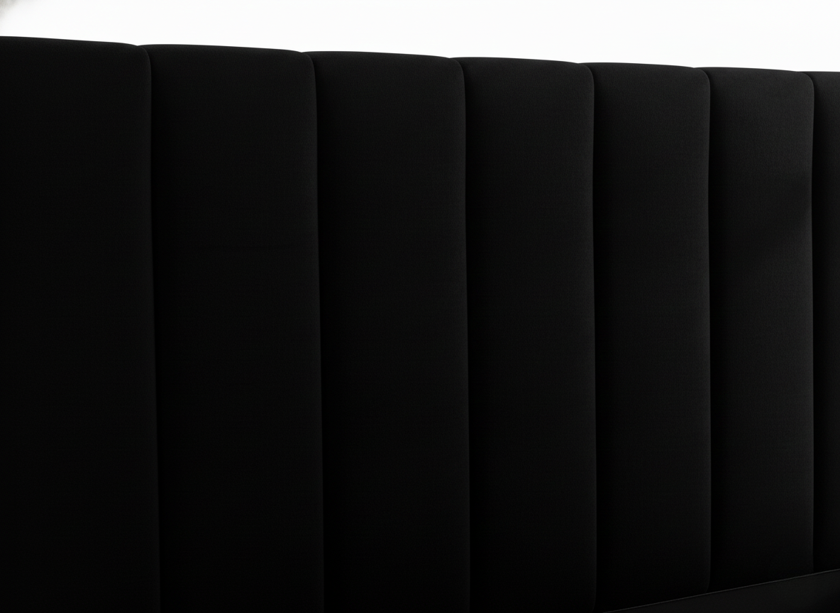 Nami Storage Bedframe Black Velvet Queen