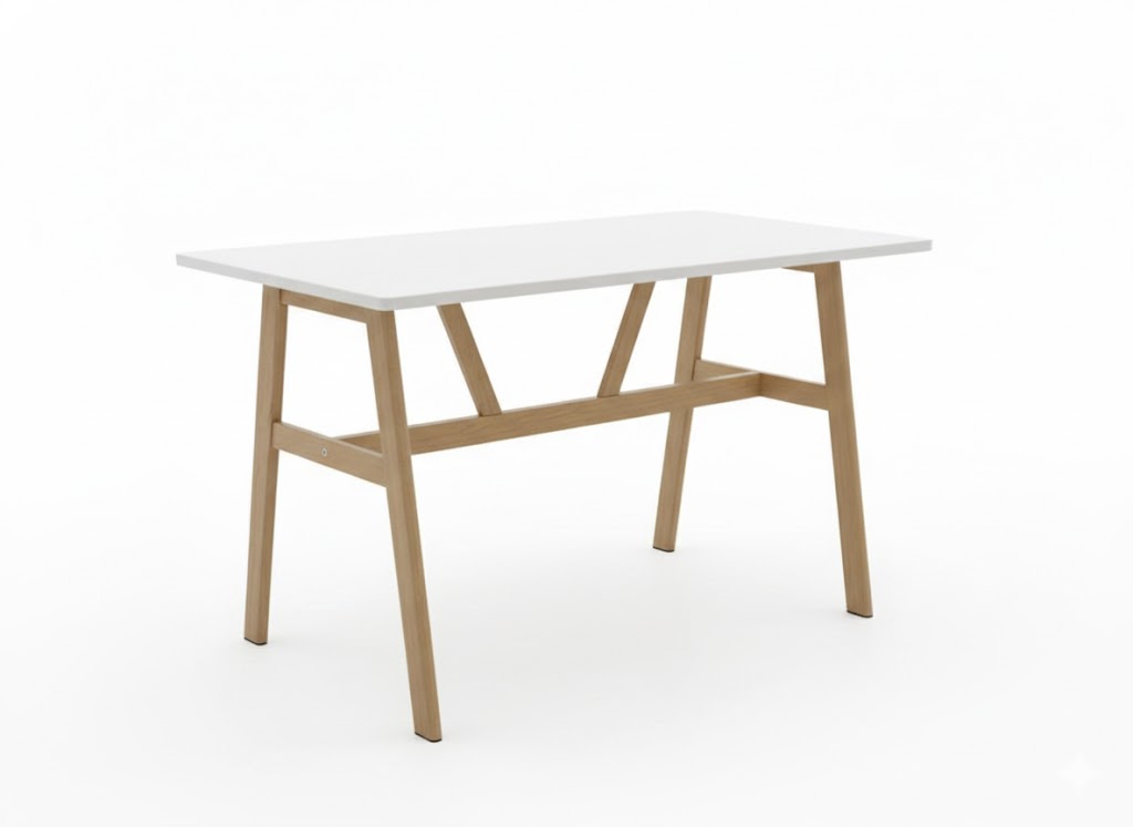 Myna Study Desk White