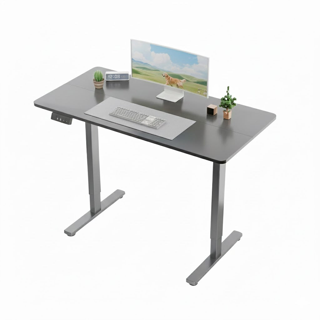 Electra Ergo Single Motor Sit Stand Desk Black 1.2m