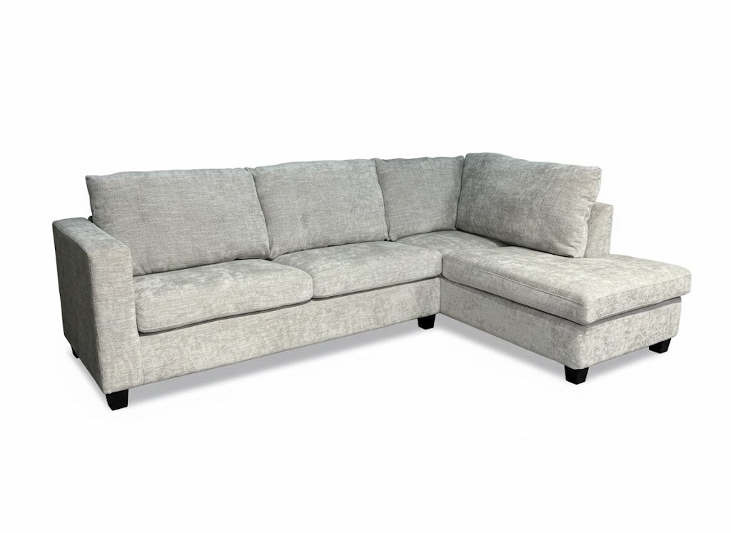 Ganley Modular Light Grey Right Chaise Lounge Suite