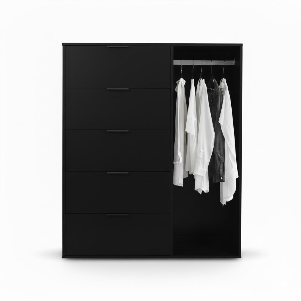 Hanging wardrobe Black