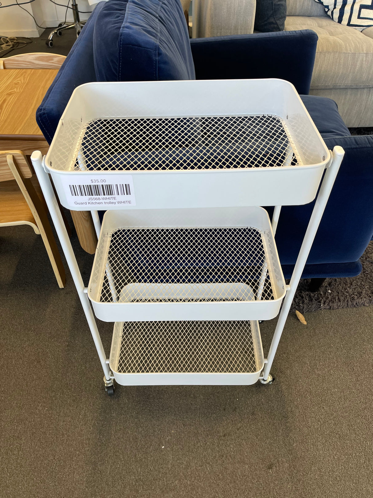 Guard Kitchen Trolley White