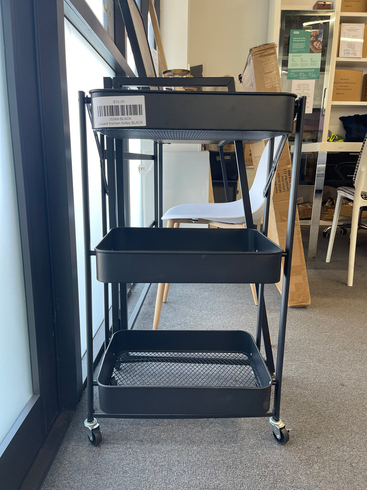 Guard Kitchen Trolley Black