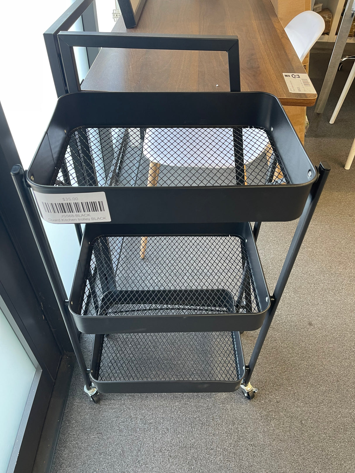 Guard Kitchen Trolley Black