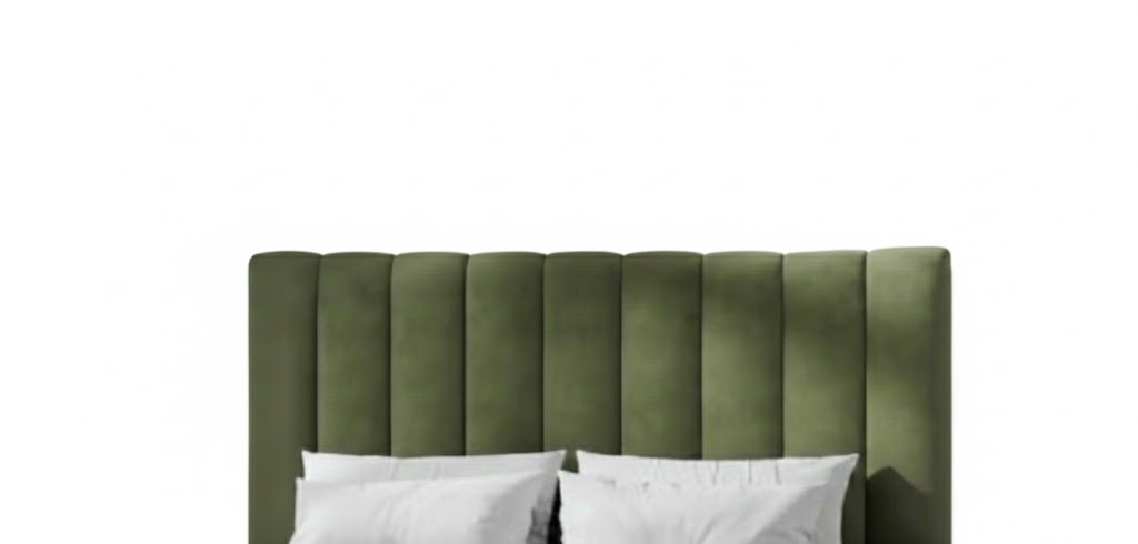 Josie Headboard Olive Green Queen