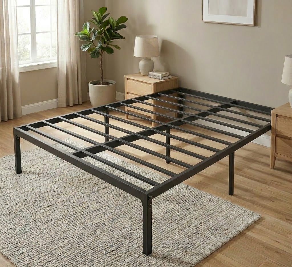 Titan Metal Platform Bed Base Queen