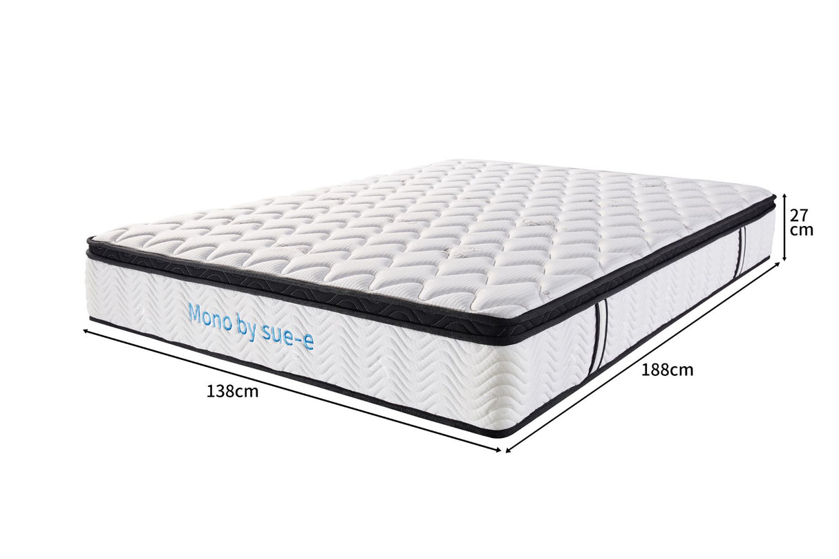 Mono Mattress with Cashmere Fabric Double Size