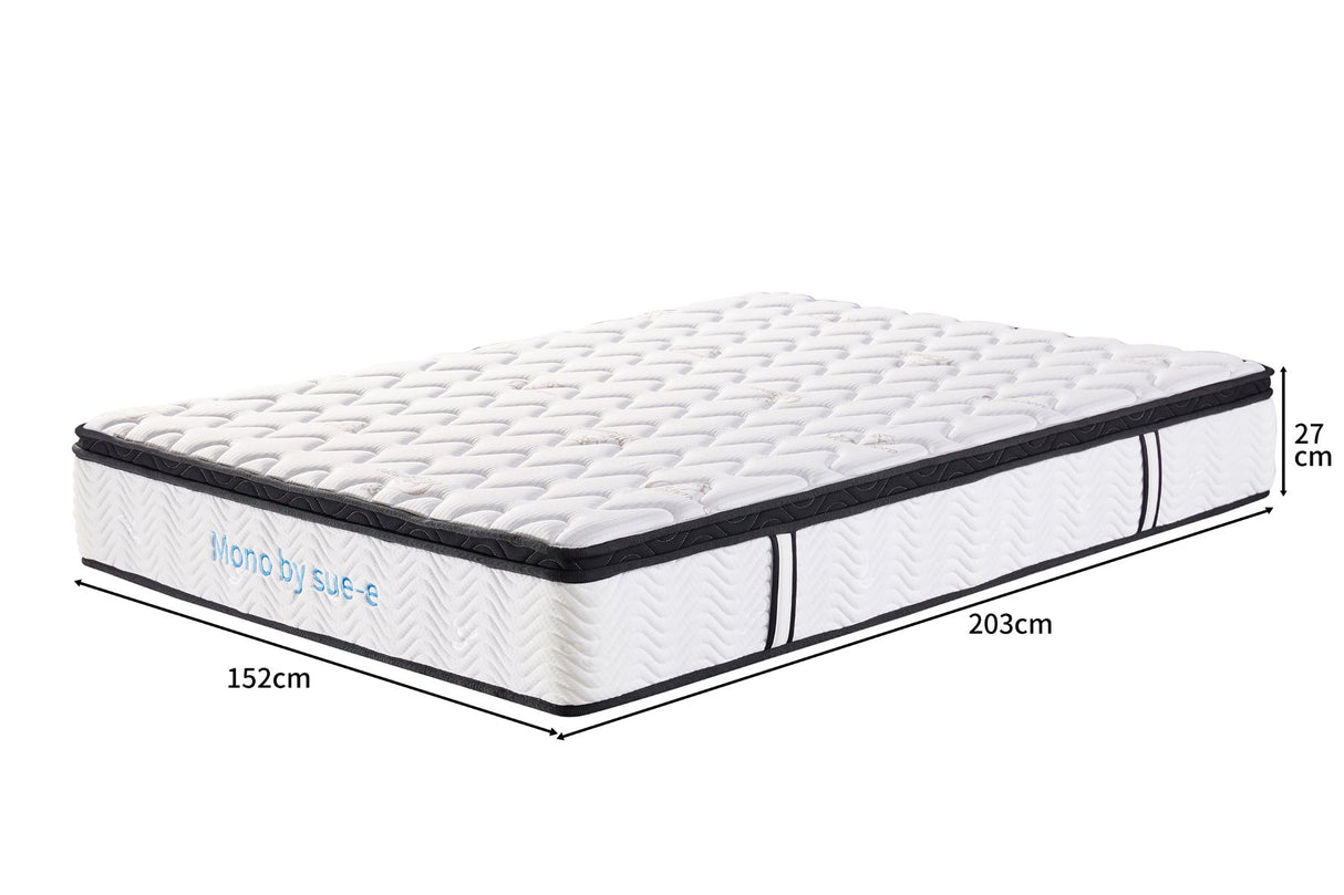 Mono Mattress with Cashmere Fabric Queen