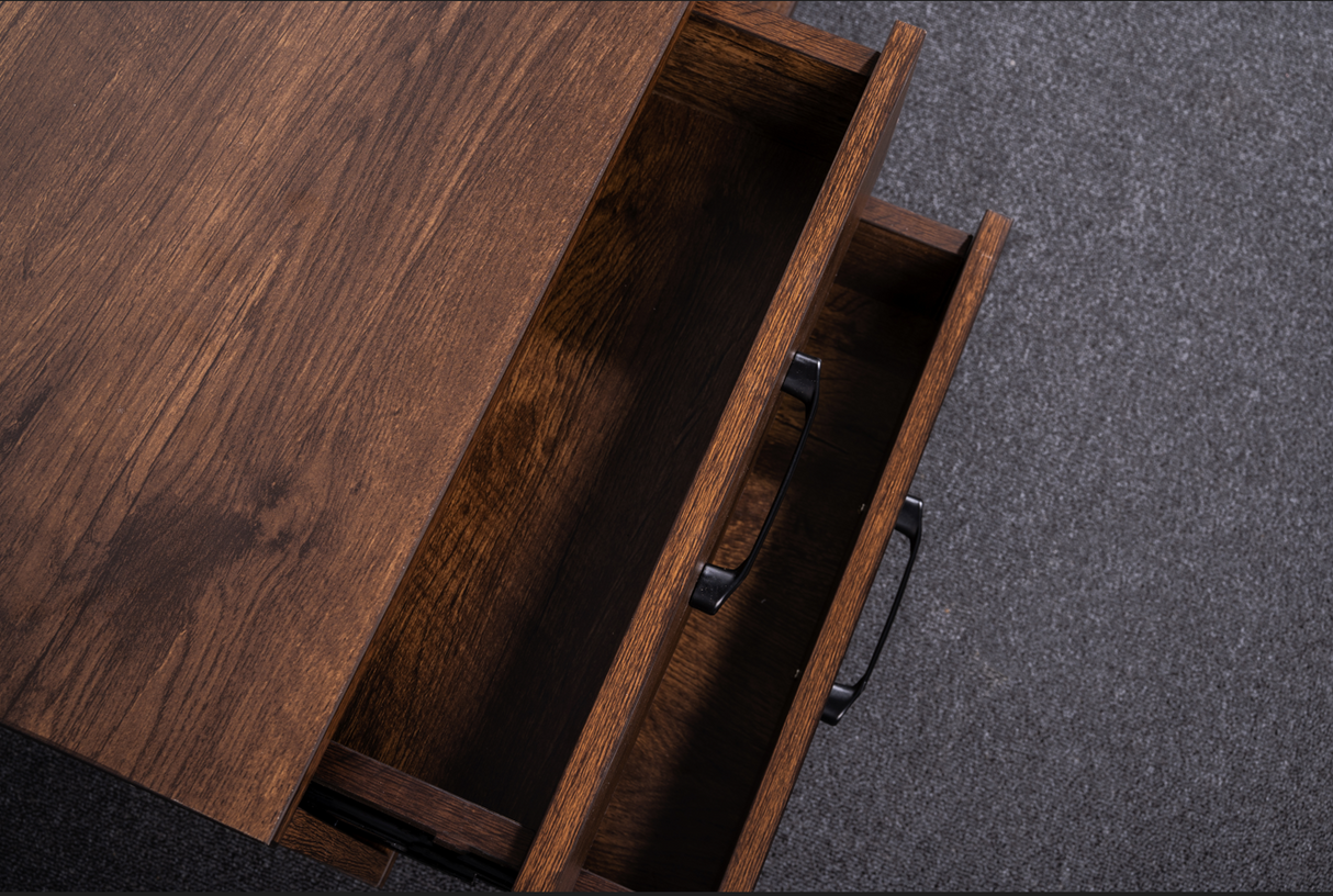 'Hagen' Walnut Color Entertainment Unit