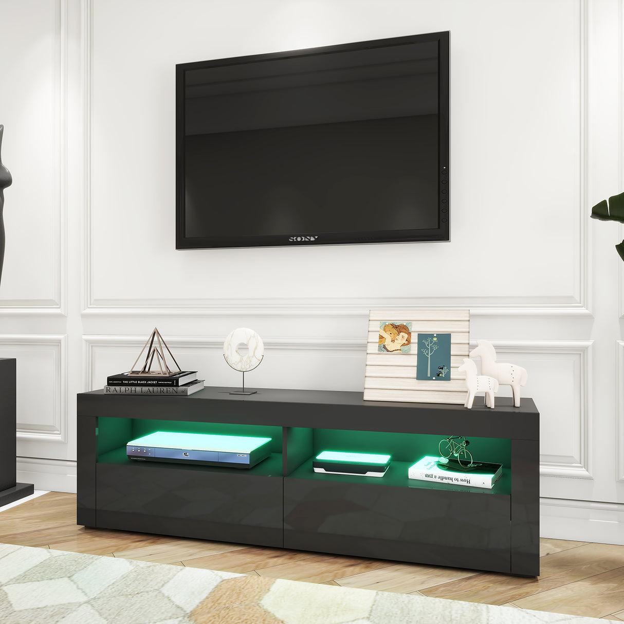 Tasman' 160Cm RGB LED TV Stand Cabinet Entertainment Unit