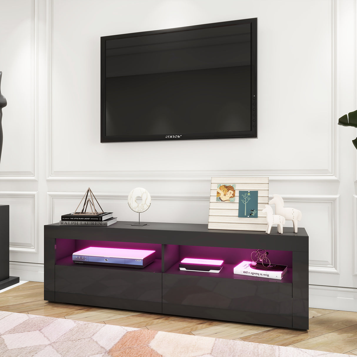 Tasman' 160Cm RGB LED TV Stand Cabinet Entertainment Unit