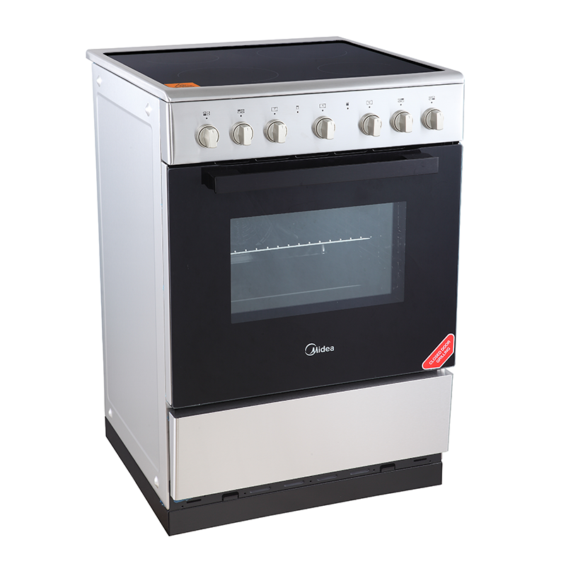 Midea 24DME4R109 Free standing Ceramic cooker/Over Stainless Steel
