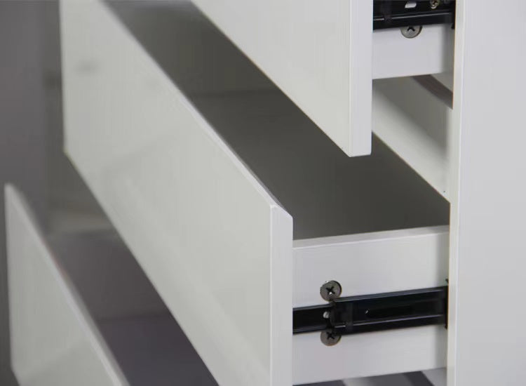 'Monaco' Chest of 6 Drawers White + Oak