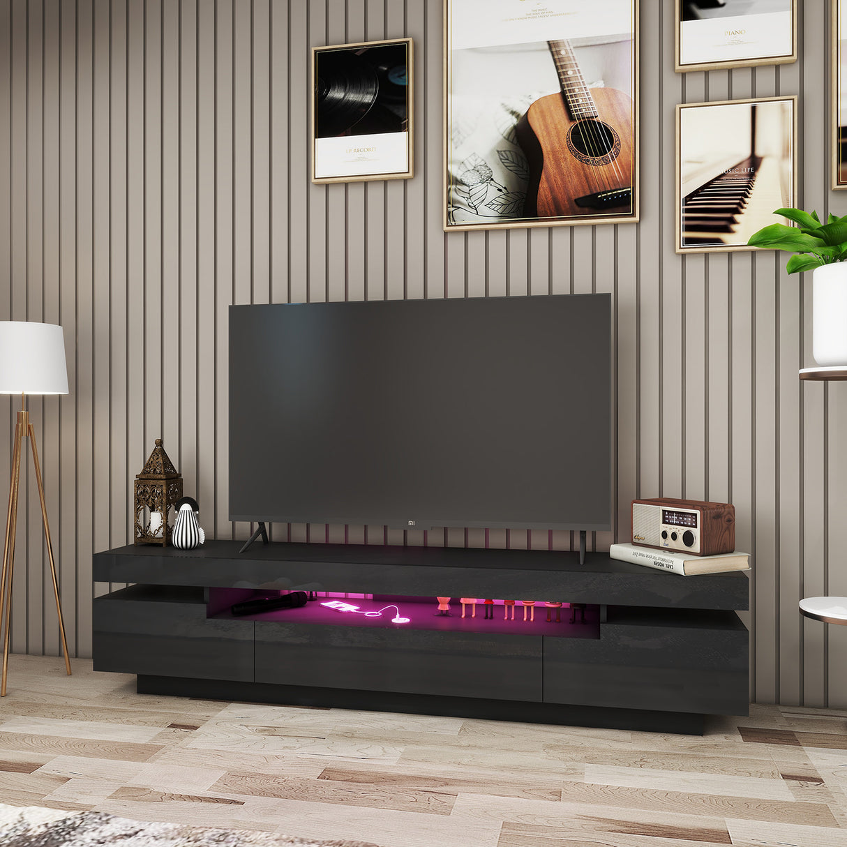 Roux BLACK TV UNIT