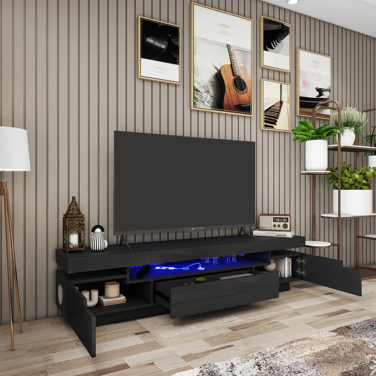 Roux BLACK TV UNIT