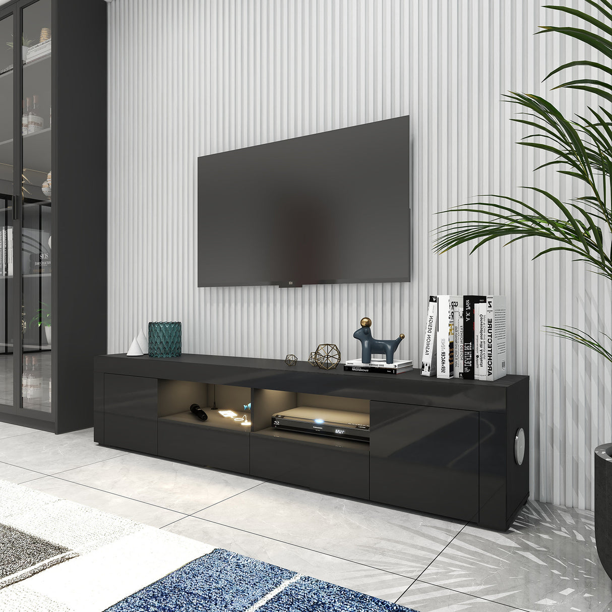 Nikki Smart TV Unit Black