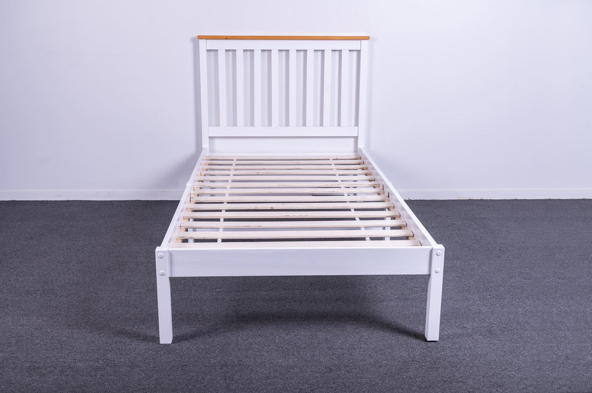 Hayes Solid Pine Bed Frame King Single