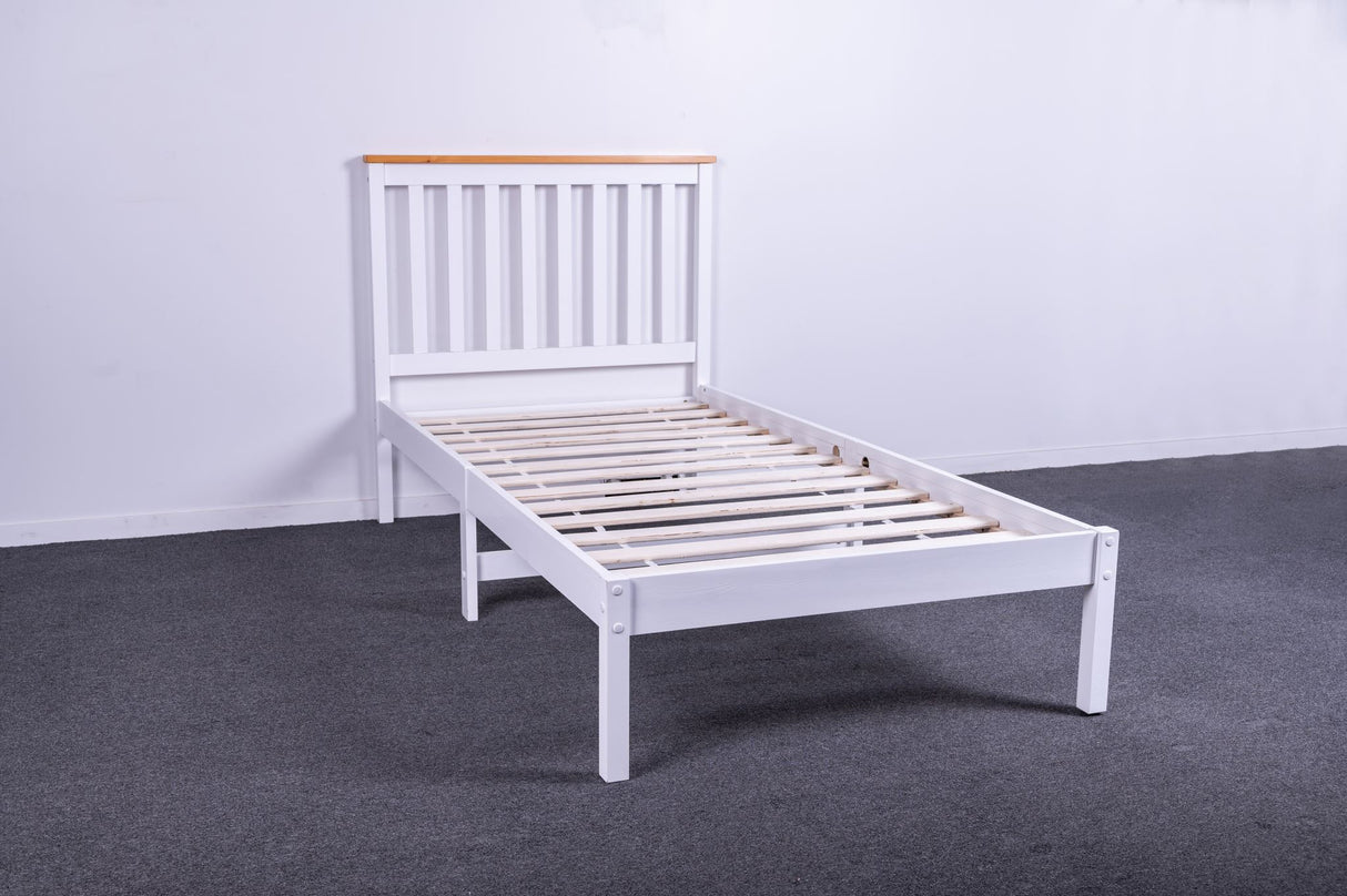 Hayes Solid Pine Bed Frame Single