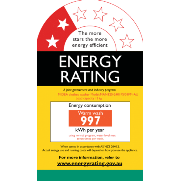 Midea 12KG Top Load Washing Machine