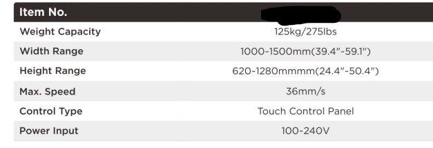 Ergomax Dual-Motor Electric Sit Stand Desk