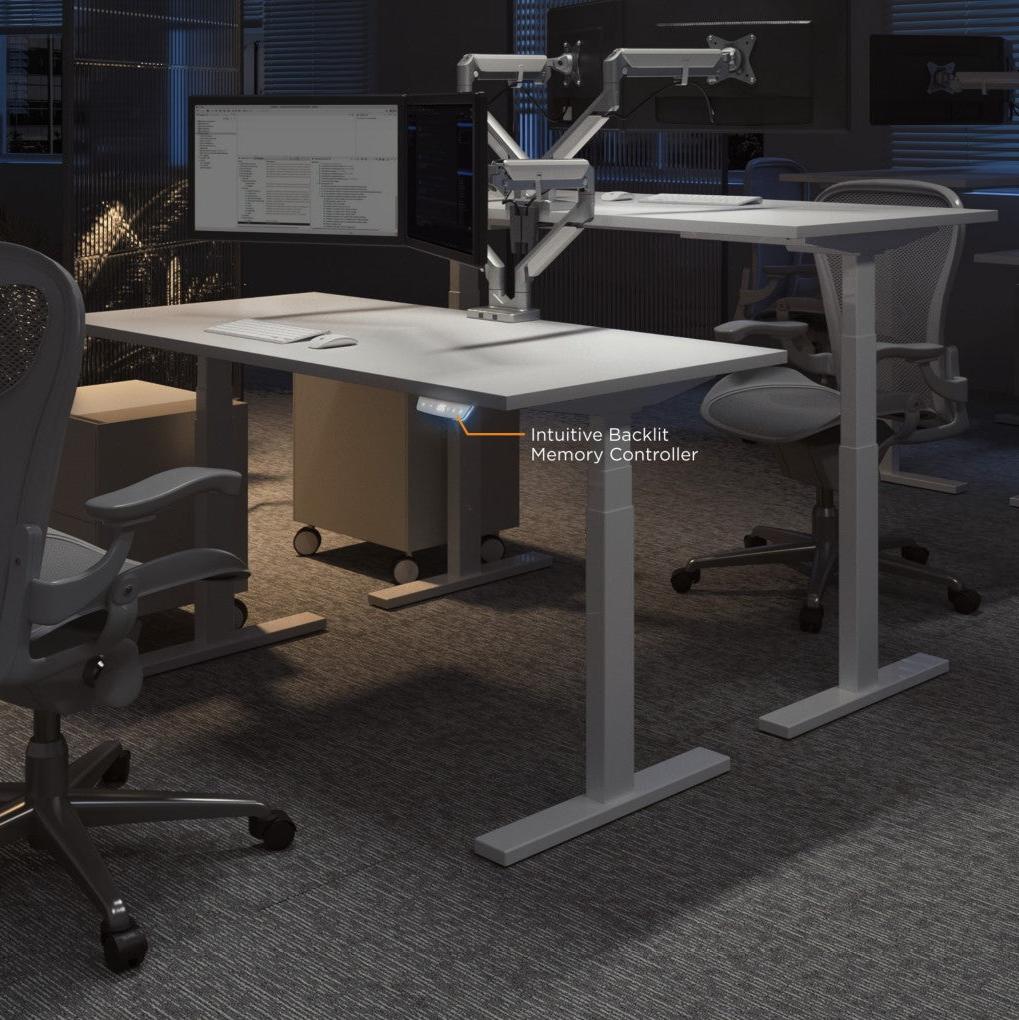 Ergomax Dual-Motor Electric Sit Stand Desk