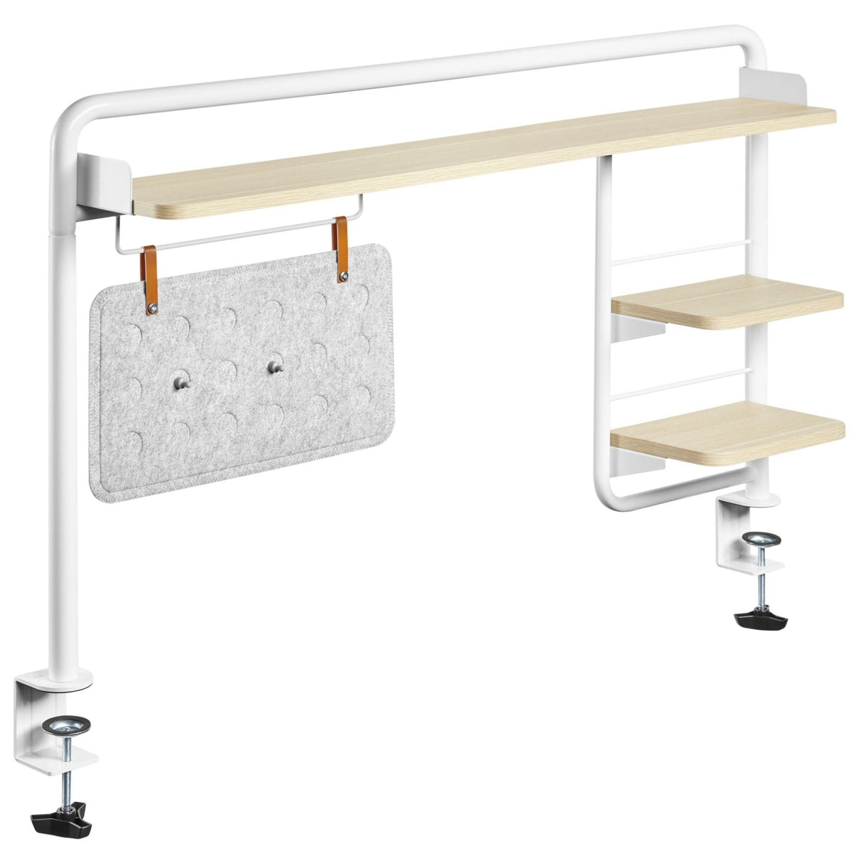 Ergomax Clamp-on desk shelf