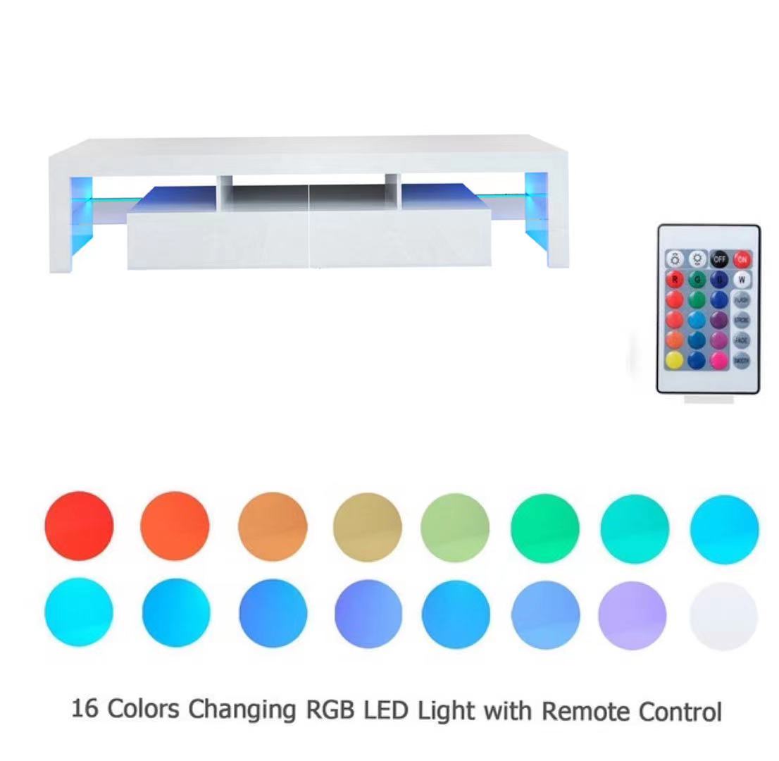 Norway' 200Cm RGB LED TV Stand Cabinet Entertainment Unit
