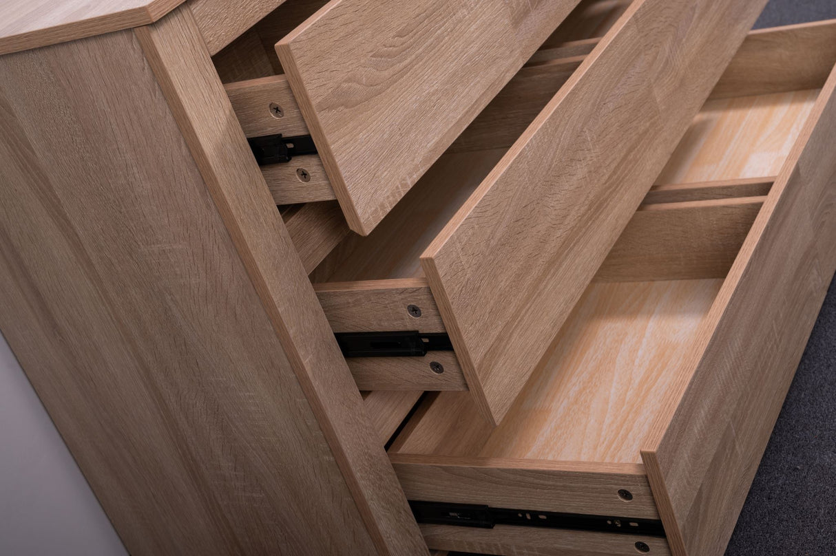 'Byron' Light Oak Low Boy