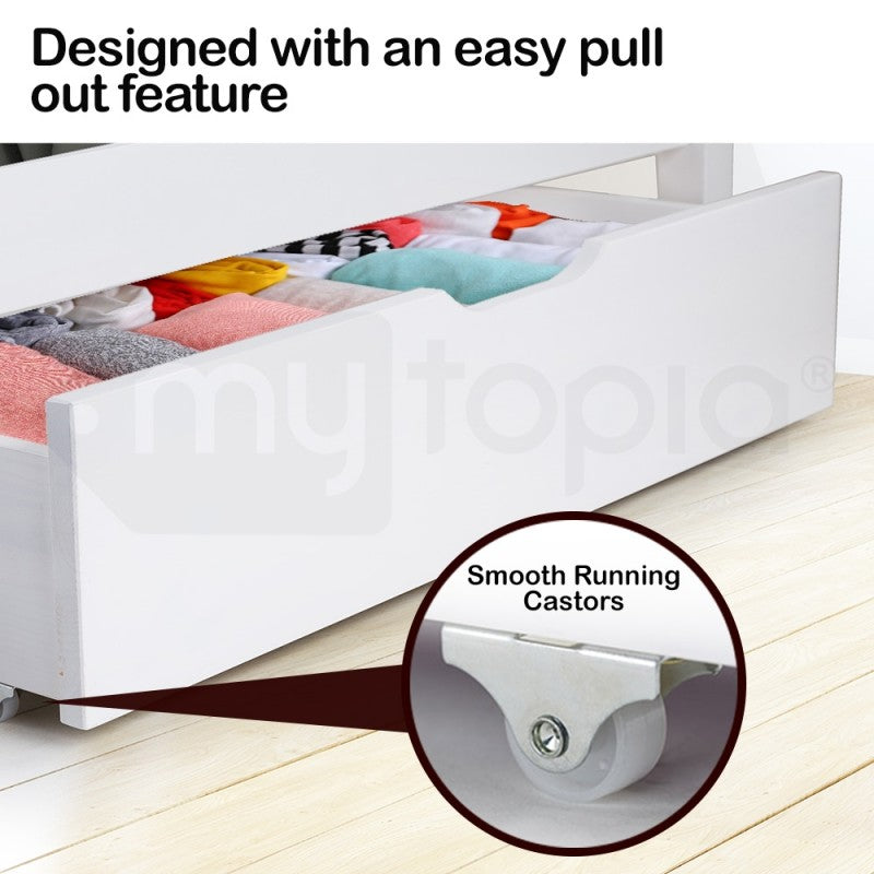 White under bed Storage Drawers *2