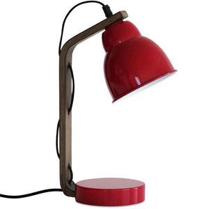 Marsala Red Curved Lamp