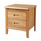 Honey Wood Bedside Table