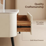 Modern Sintered Stone Coffee Table with Storage