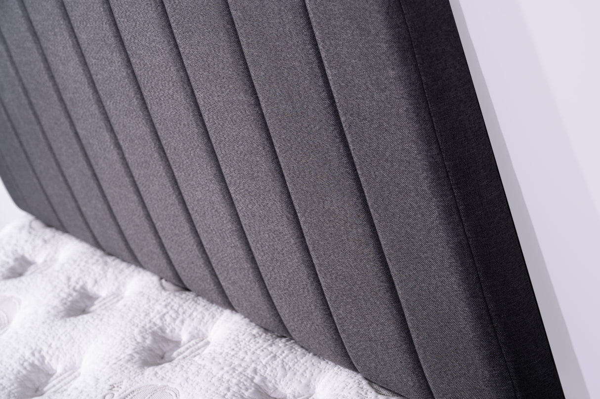 Josie Headboard Dark Grey Double