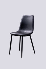 Tova PU Leather Black Dining Chair
