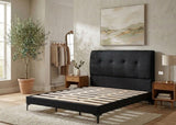 Maroa Leather Bedframe Superking Black