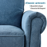 Karina 3 Seater Blue Sofa