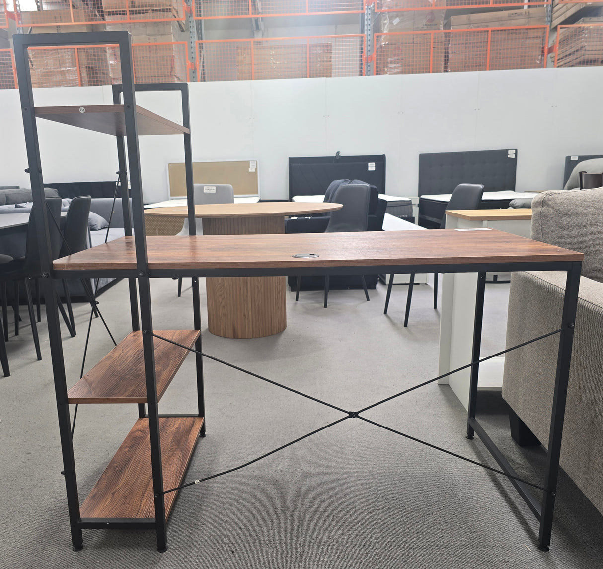 Alives Desk with Shelf (WALNUT)