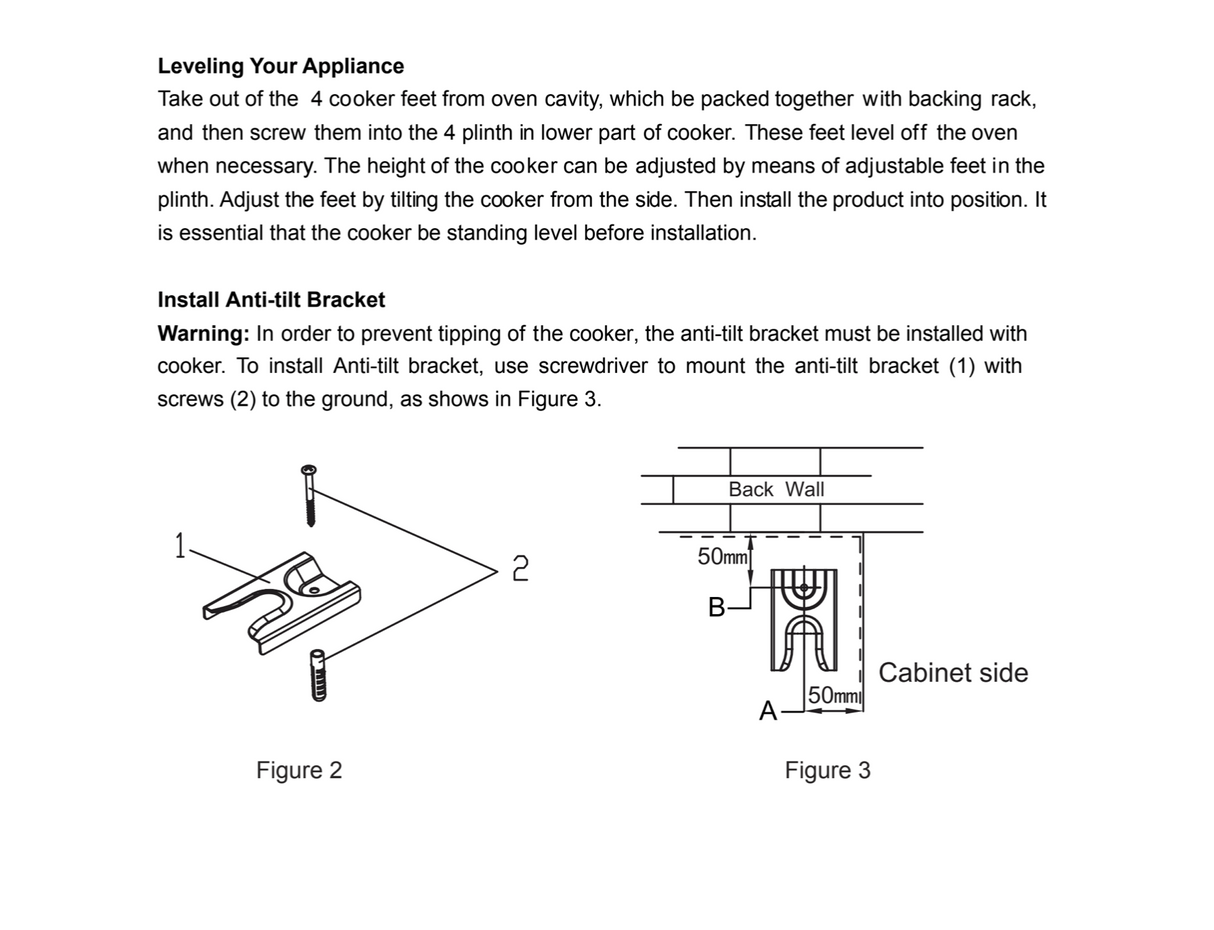 Midea 24DME4R109 Free standing Ceramic cooker/Over Stainless Steel
