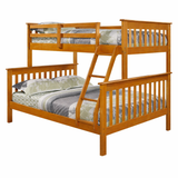 Torino Kids Bunk Bed Honey Single on Double