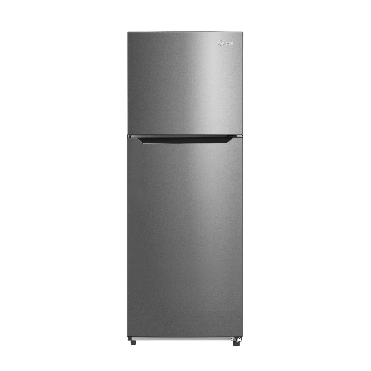 Midea 320L Top Mount Fridge Freezer Stainless Steel