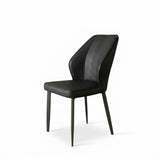 Swan PU Leather Chair Black
