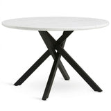 Fraser Round Dining Table Marble