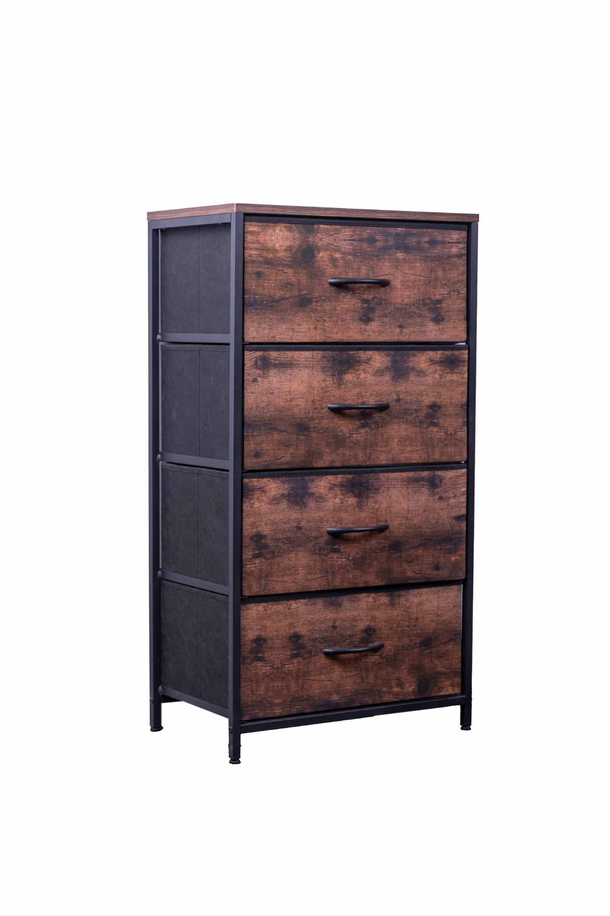 Ngahue Tallboy with cardboard drawers