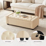 Warren Ottoman Beige